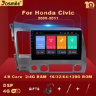 Автомобильный радиоприемник, 2 din, Android 10, мультимедийный плеер для Honda Civic 8 2005-2011, GPS, AI, голосовое управление, 4 Гб, Wi-Fi, DSP
