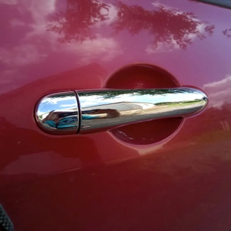 Для Renault Megane ii 2 MK2 2002 2003 2004 2005 2006 2007 2008 ABS хромированные дверные ручки крышки