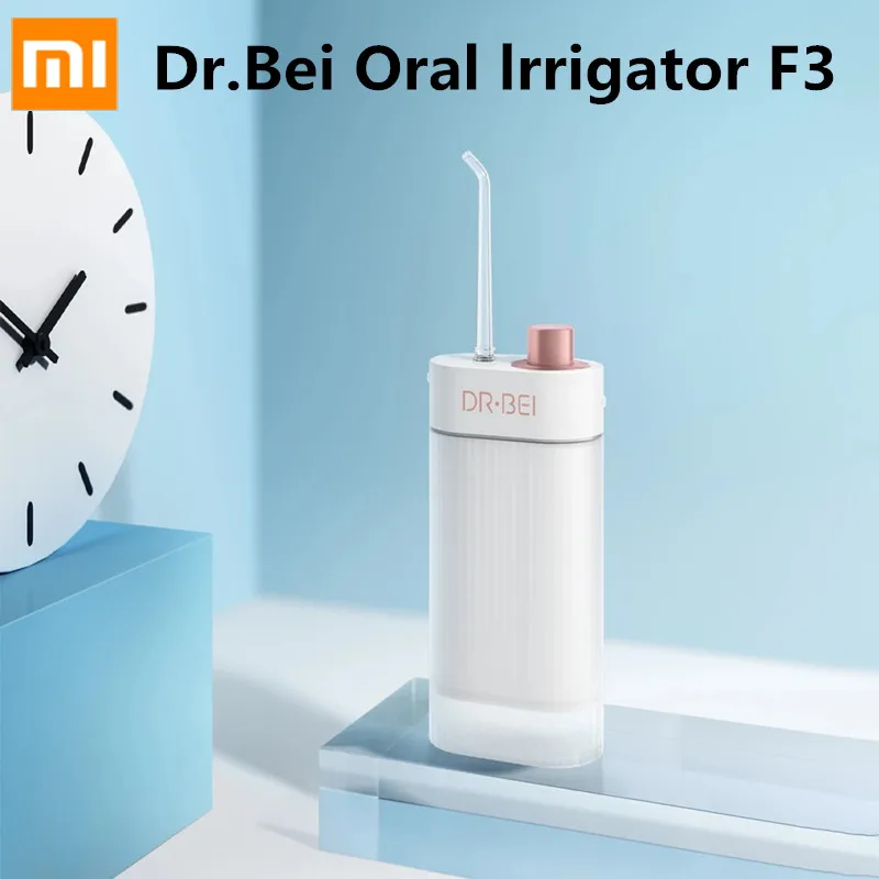 

Xiaomi Youpin Dr.Bei Oral Irrigator F3 IPX7 Waterproof Water Flosser With Teeth Mouth Tooth Cleaner