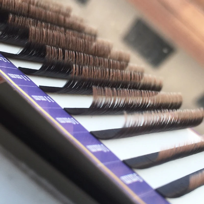 CrownLASH 0 05 2 цвета черный коричневый легкий вентилятор объем самовосстановление