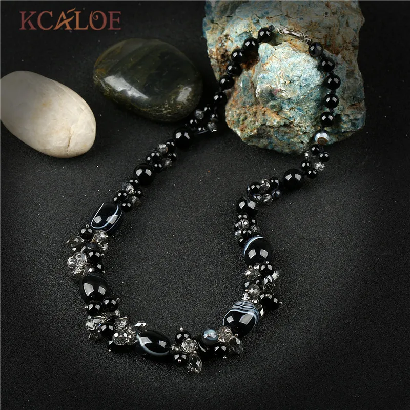 Женские винтажные подвески из натурального камня KCALOE колье ручной работы с