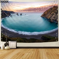 nknk brand ocean tapestry mountains home tapestrys pattern wall tapestry landscape rug wall decor boho decor witchcraft new