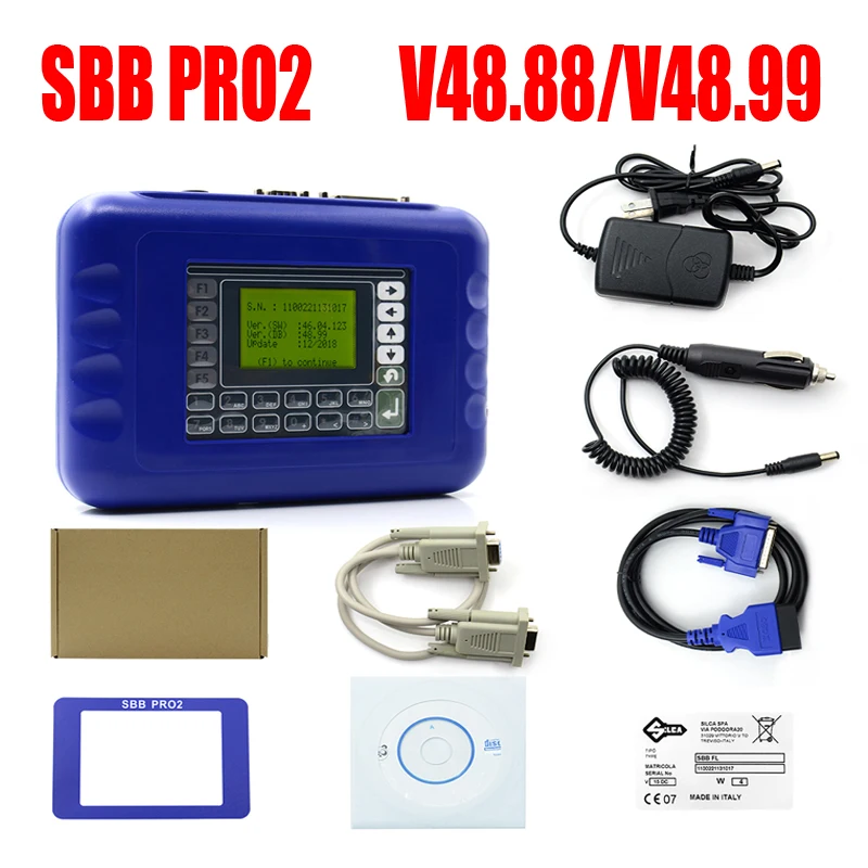 Программатор ключей SBB PRO2 OBD2 V48.88 V48.99 Иммобилайзер транспондера программирование