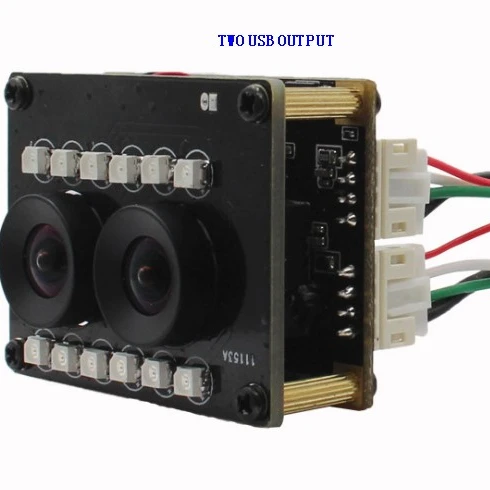 

2 Мп HD USB камера бинокулярный широкодинамический модуль распознавания лица, цветной инфракрасный двойной выход для обнаружения в реальном в...