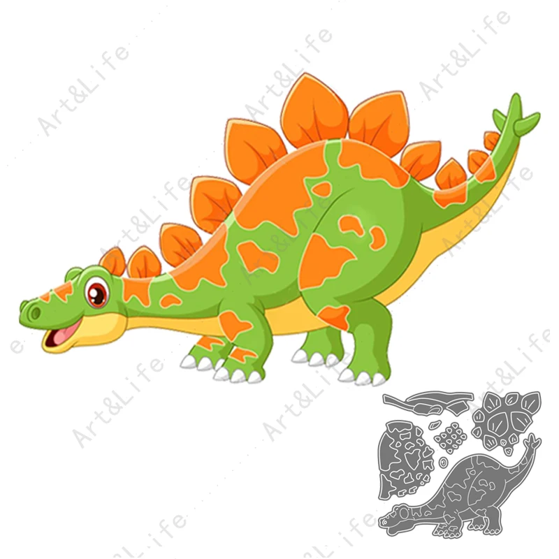 

New Metal Cutting Dies Dinosaurs Children's Toys Birthday Gifts Stencils for Making Scrapbooking Paper Cards Embossing Cut Die