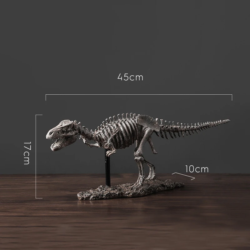 

Props Decor Resin Dinosaur Skull Fossils Teaching Skeleton Model Halloween Festival Ornament Craft Handicrafts Garden Home Decor