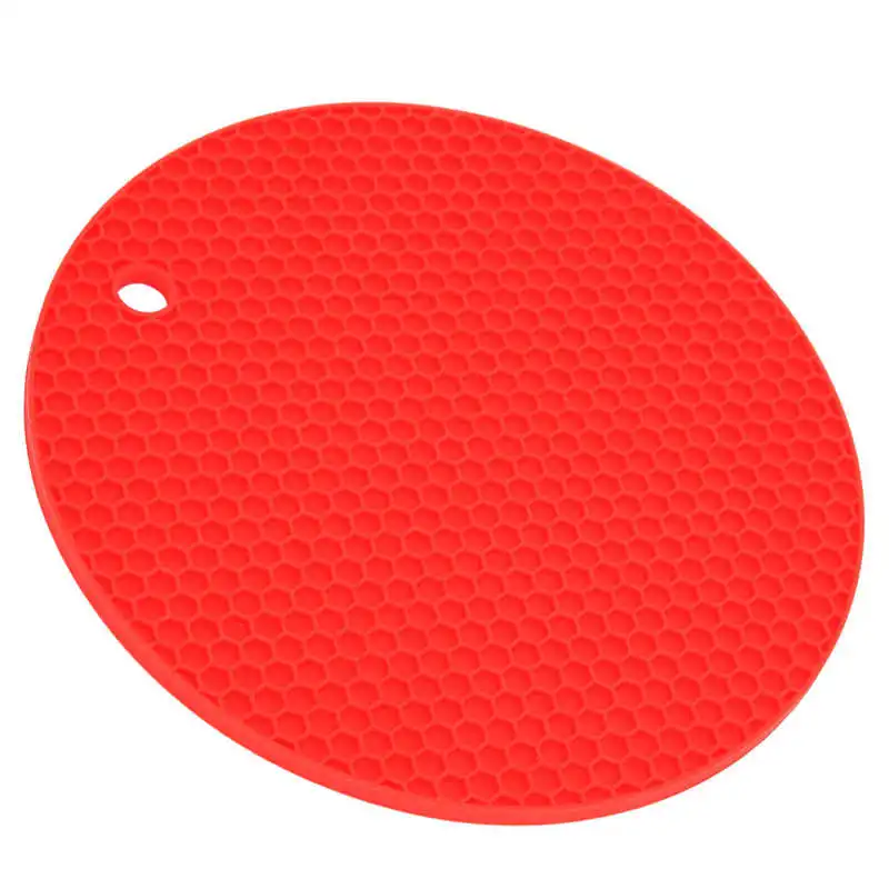 kitchen gadgets Vegetable Fruit Potato Carrot Peeler Tool Round Shape Mat Food Grade Thickened Silicone Placemat Insulation |