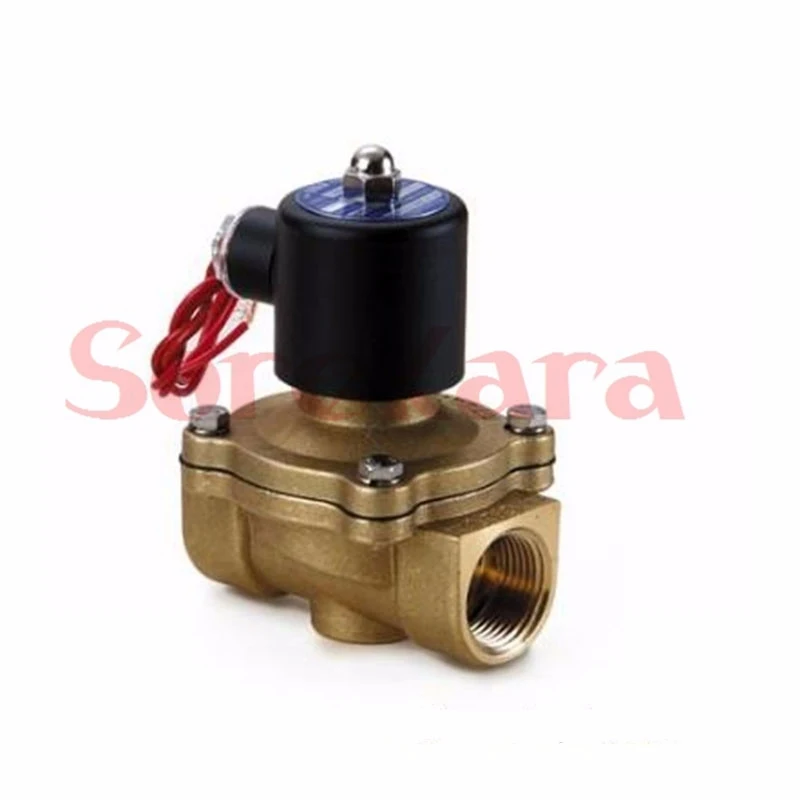 2W 250 25 1 &quotBSP N/C 12VDC 24VDC 36VAC 110VAC 220VAC 380VAC водные магистрали из Желтой меди с воздушный