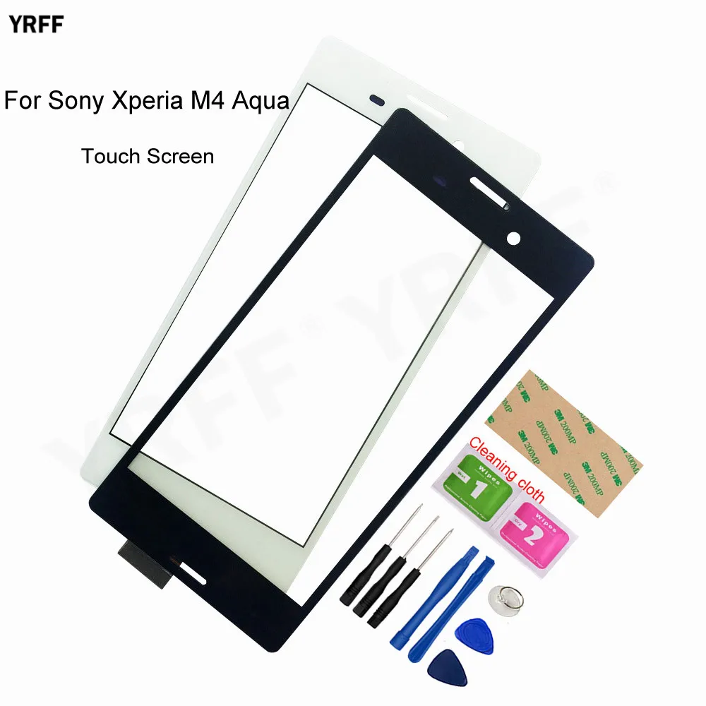 

Для Sony Xperia M4 Aqua сенсорный экран дигитайзер 5,0 "M4 Aqua E2303 E2306 E2353 E2333 передняя внешняя стеклянная Сенсорная панель сенсор