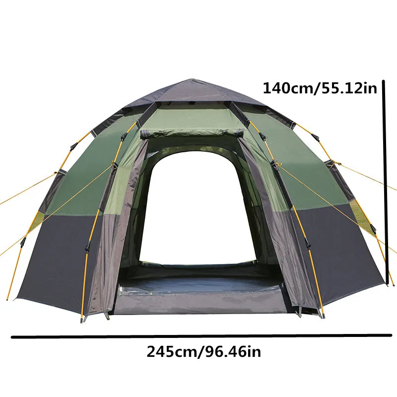 Палатка для кемпинга автоматическая 24x24x140 см | Спорт и развлечения