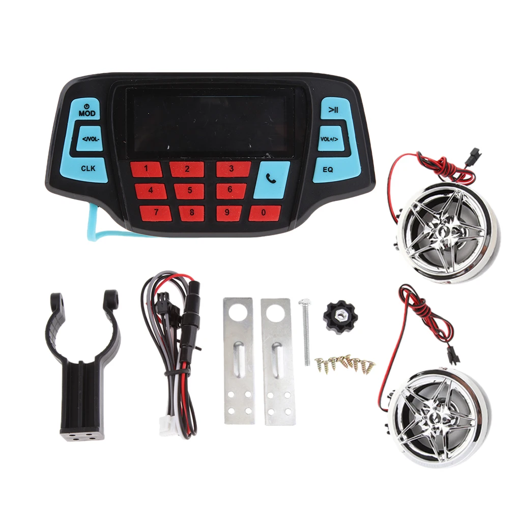 UTV ATV мотоцикл AMP колонки USB аудио система стерео водонепроницаемый