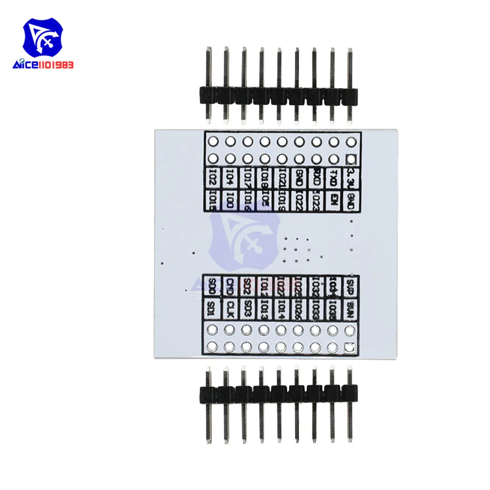 Материнская плата diymore ESP32 ESP 32 ESP32S преобразователь ввода вывода с 4 рядными
