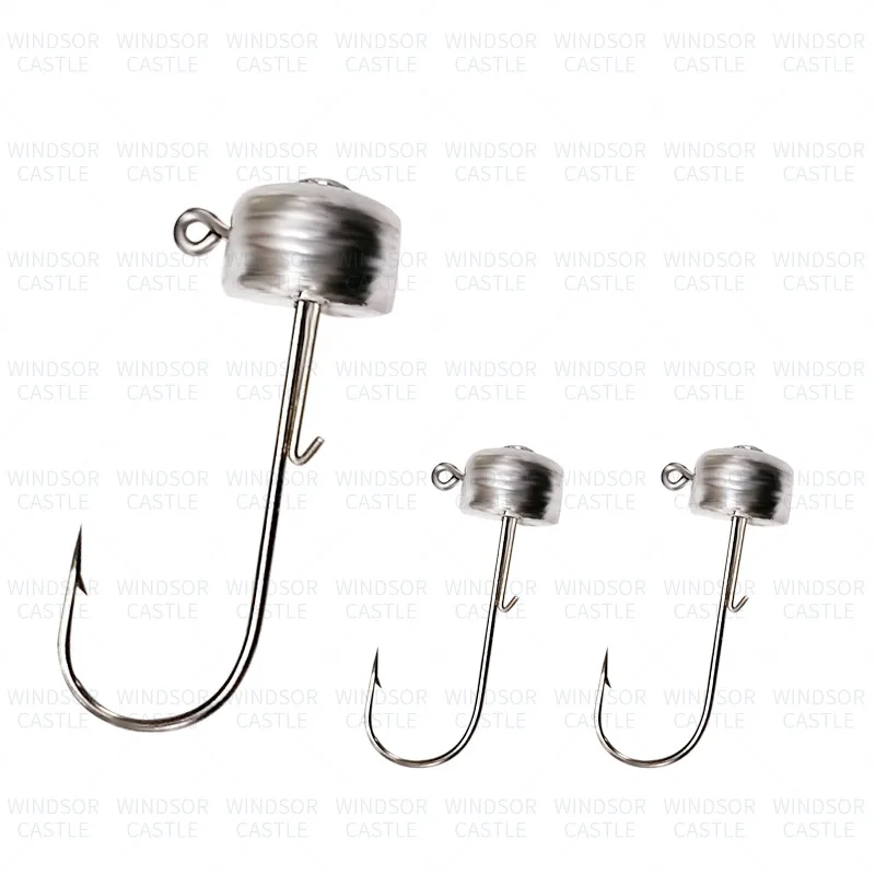 

YB001 новые стильные рыболовные крючки, 10 мешков, крючки со свинцовой головкой, усиленные Крючки из высокоуглеродистой стали для мягкой прима...