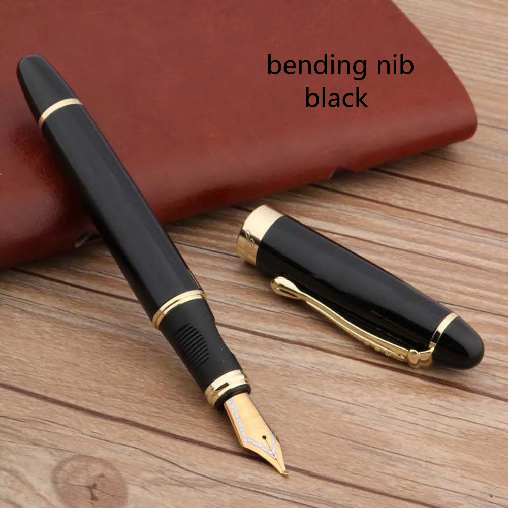 

Перьевая ручка JINHAO X450 с гибким наконечником темно-красная, черная, золотая