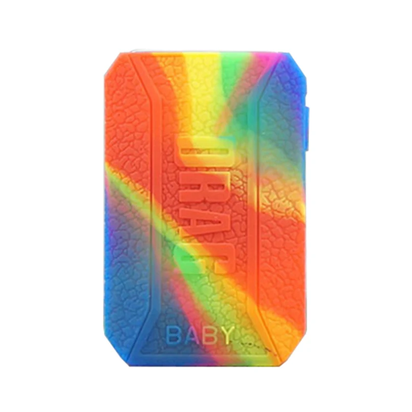Силиконовый чехол для Voopoo Drag Baby Trio Pod, защитный Модифицированный корпус, силиконовый чехол для кожи, резиновый рукав, чехол для защиты, без модов