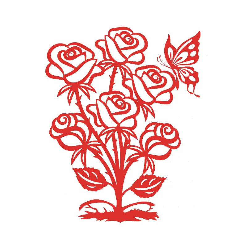 Металлические Вырубные штампы с изображением роз цветов бабочек для сделай сам