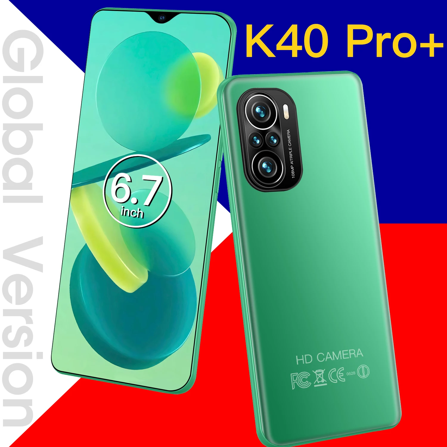 

K40 Pro 6.7 Zoll Smartphone 6000mAh Entsperren Really Globale Version 4G 5G Android 10 24MP+48MP 12GB+512GB Celulares Cell Phone