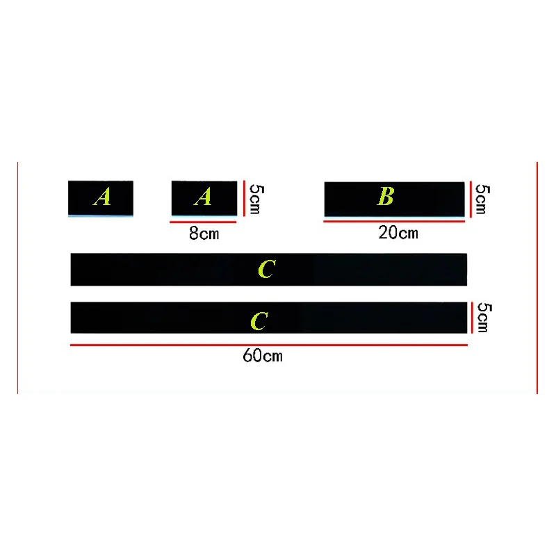 5 шт./компл. Автомобильная противопожарная Огнетушитель стикер нейлоновая лента
