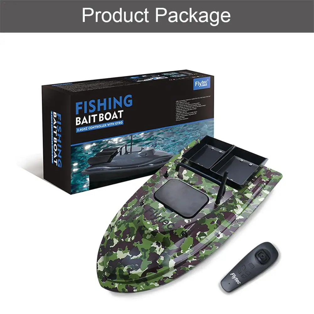 RC лодка для доставки прикорма и оснастки электрический пульт дистанционного
