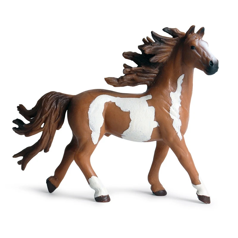 Имитация лошади Коллекционная Фигурка Игрушка ПВХ животное лошадь модель куклы