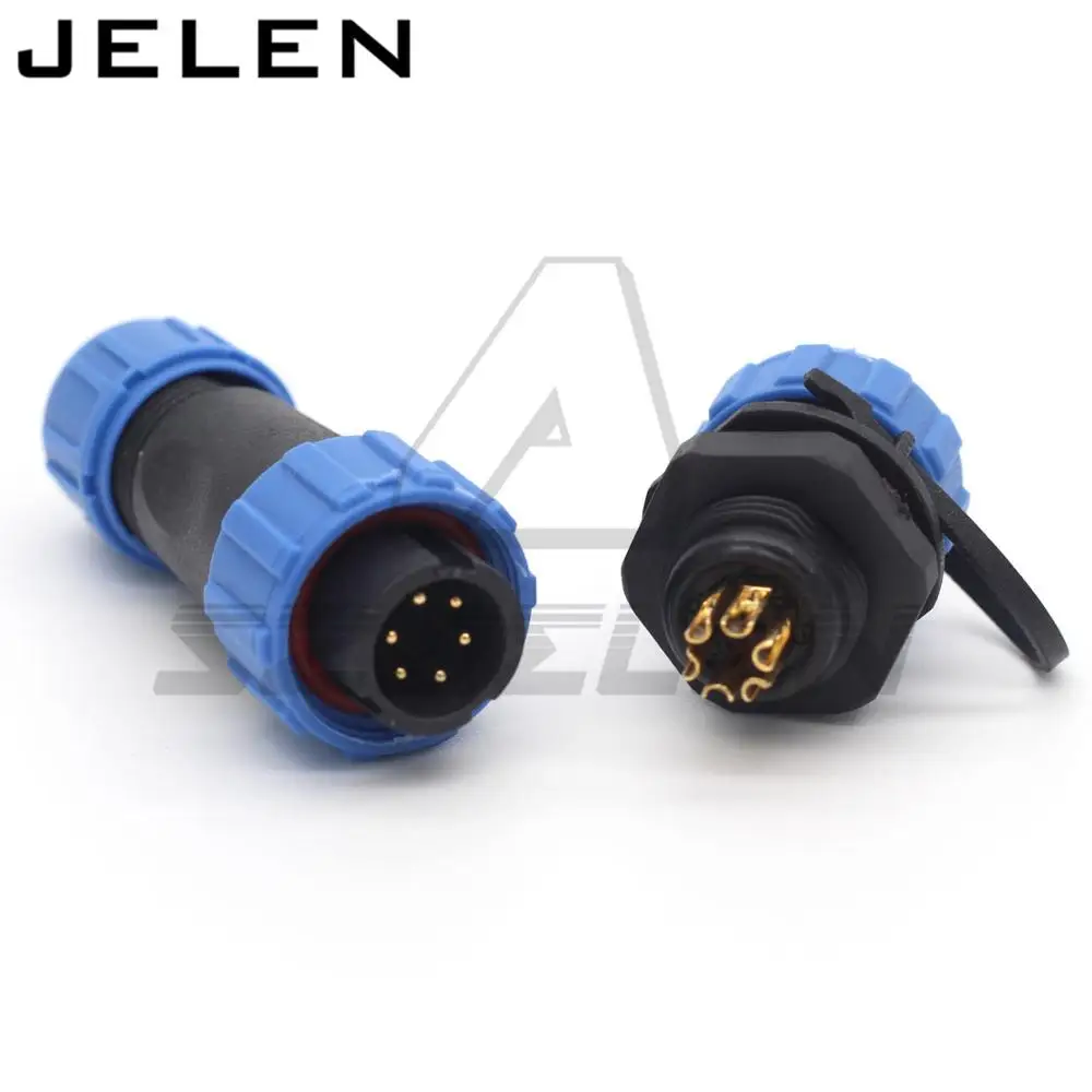 6 контактный водонепроницаемый разъем SP13 авиационный светодиодный пластиковые