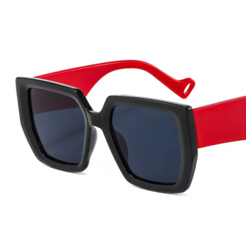 

New Trendy Wide Legs Square Sunglasses Women 2021 Luxury Brand Designer Fashion Ocean Sun Glasses Men Outdoor Beach Shades