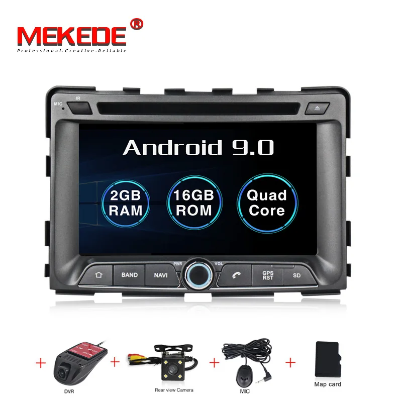 4+ 32G Android 9,0 Автомобильный мультимедийный плеер gps автомобильный dvd плеер с навигацией для SsangYong Rodius автомобильный радиоприемник BT wifi Восьмиядерный аудио радио - Цвет: 16G DVD  Camera DVR