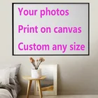 Индивидуальная фотография на заказ HD Печать на холсте картина любого размера на заказ плакат Настенная картина для гостиной домашний декор