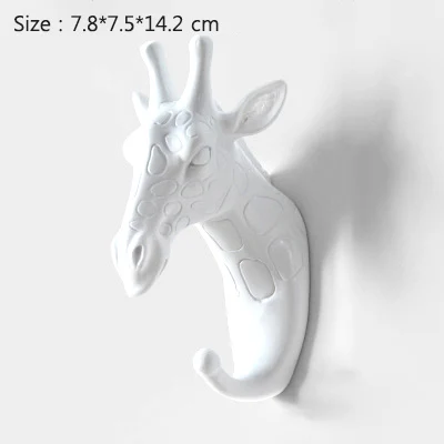 Giraffe-White Strongwell, скандинавские крючки в виде животных, американский подвесной крючок, держатель, вешалки для ключей, крепкие бесшовные крючки для украшения дома - Цвет: Giraffe-White