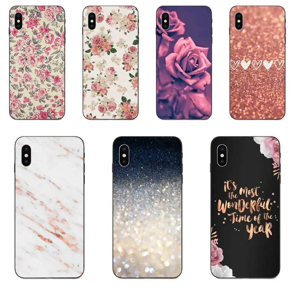 Новые чехлы из розового золота высокого качества для Apple iPhone 11 X XS Max XR Pro 4 4S 5 5S SE 6 6S 7