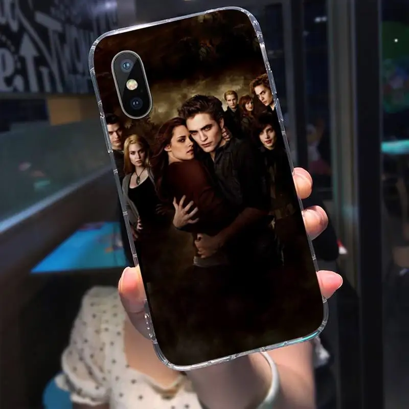 

Twilight Saga Phone Case Transparent for iPhone 11 12 mini pro XS MAX 8 7 6 6S Plus X 5S SE 2020 XR