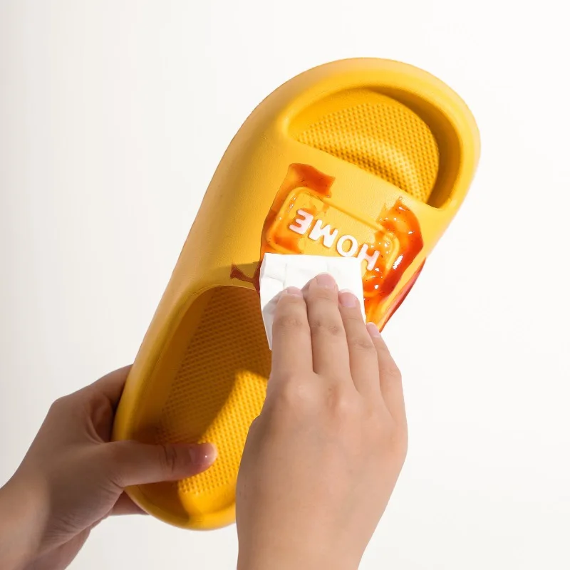 Foot Poop Slippers Female Summer Thick Soft Bottom Home Couple Sandals and Slippers Male Household Indoor Bathroom Slippers