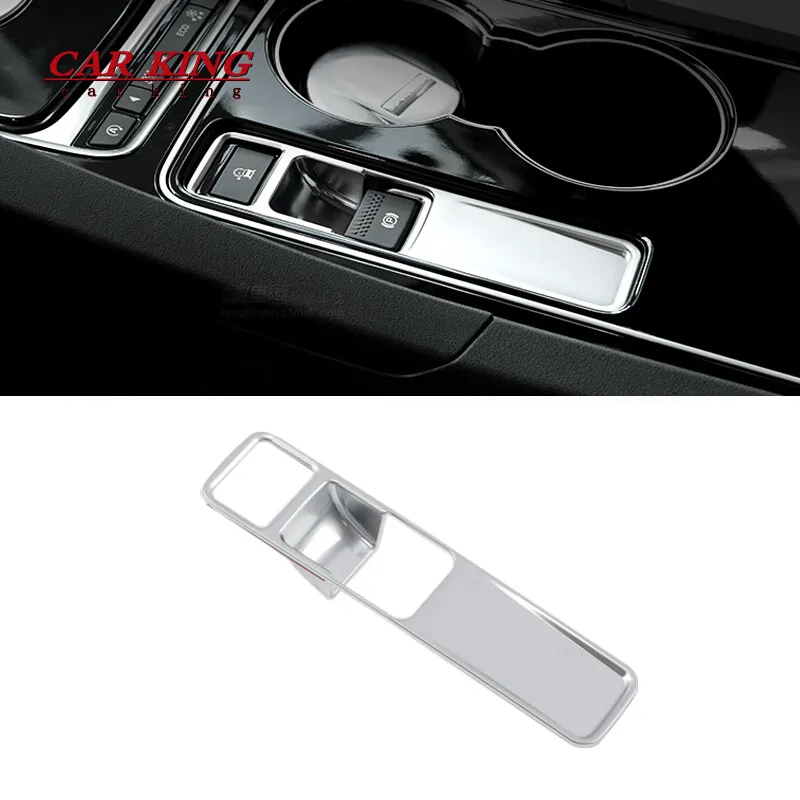 

Car Accessories Silver Plastic Electronic Parking Handbrake Cover Trim Fit For Jaguar XE XF F Pace X761 2014 2015 2016 2017 2018