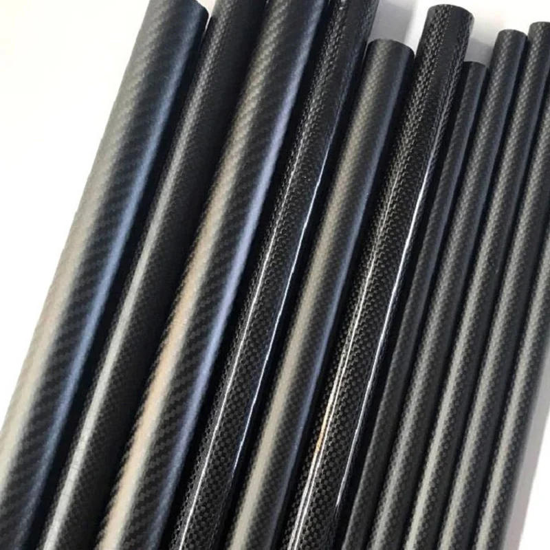 4pcs/lot Carbon Fiber Tube 3K For Quadcopter Arm DIY Drone 10mm 12mm 14mm 16mm 18mm 22mm 24mm 26mm 28mm 30mm 32mm Length 500mm | Игрушки и