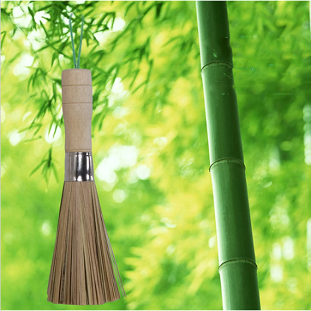 

Environmental Durable Handmade Plate Pot Clean Kitchen Bamboo Dish Brush Washing with Wooden Handle Pan Whisk Scrubber Scourer