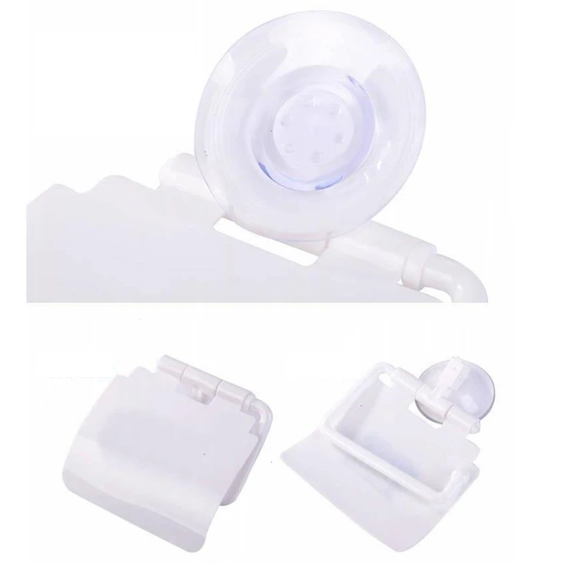 Настенный туалет на присосках пластиковый держатель для бумаги ванная комната