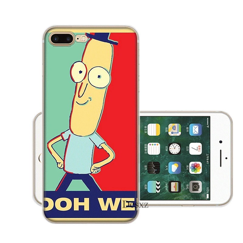 Чехол для мобильного телефона iPhone 11 Pro X XR XS Max 5 5S SE 6 6S 7 8 Plus жесткий чехол Rick Y Morty