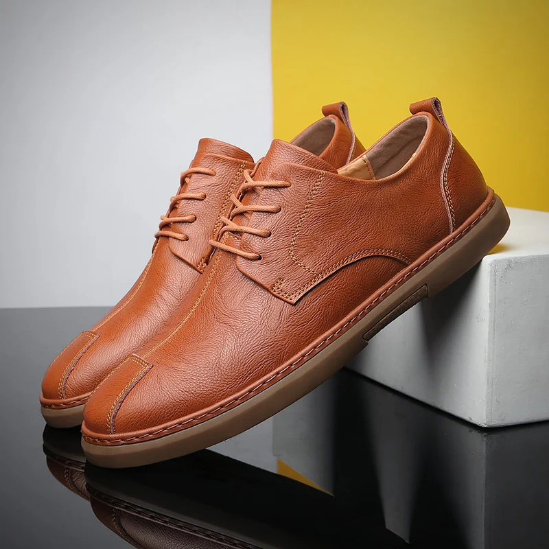 

sport cuero shoe men sapato spring hot leather male zapatillas mens new black masculino flat de shoes leisure man causal mens