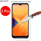 Закаленное стекло 3 шт.лот 9H 2.5D, Защита экрана для Wiko Y82 Y81 Y62 Plus, защитная пленка + инструменты для очистки