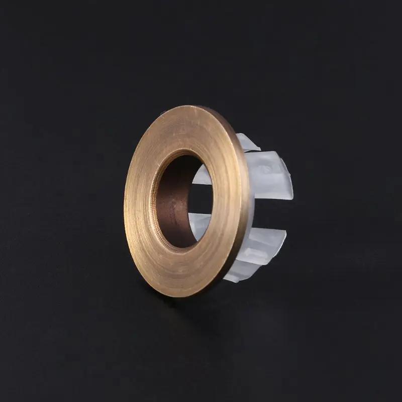 

Bathroom Basin Sink Overflow Cover Six-foot Round Insert Ring Hole P9JE
