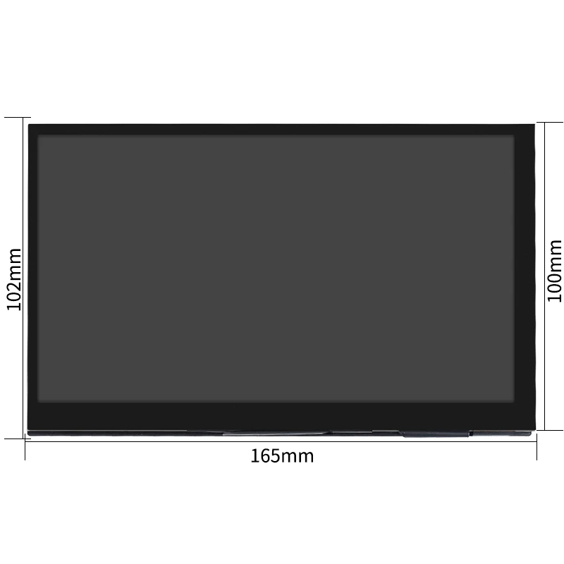 Raspberry Pi 4 Model B 7 Inch IPS LCD 1024x600 Touch Screen Adjustable Backlight Display + Bracket for 4B/3B+/3B/PC |