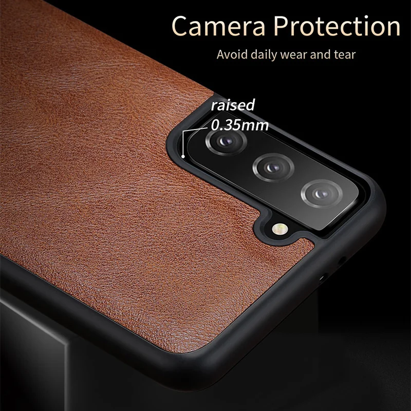 x level leather case for samsung s21 plus original soft silicone edge back phone cover for samsung galaxy s21 ultra case s21 5g free global shipping