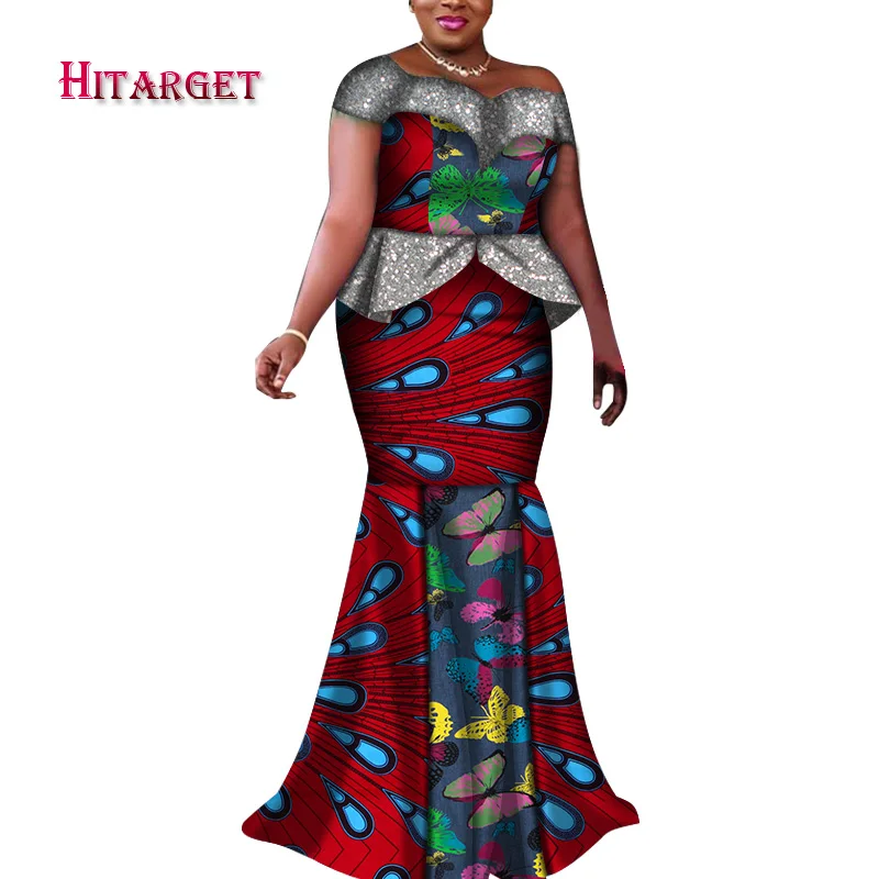 Новинка 2020 г. комплект из двух предметов с юбкой в африканском стиле Дашики