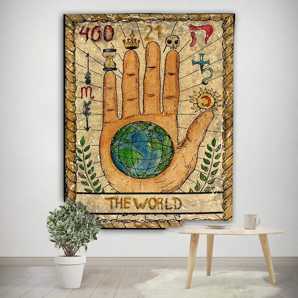 Луна Звезда настенный таинственный гобелен домашний декор | Дом и сад