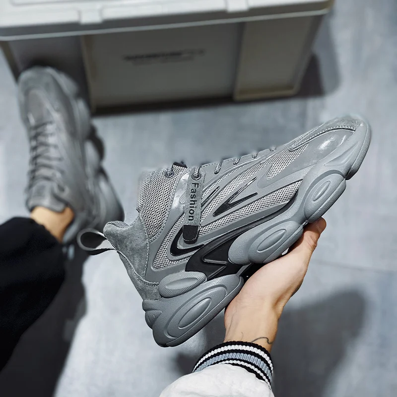 Мужские зимние ботинки новинка плюшевая повседневная спортивная обувь