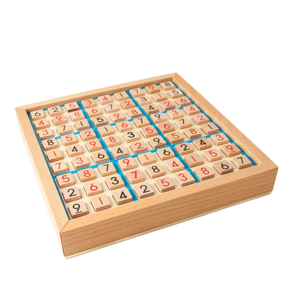 Деревянная настольная игра Sudoku 9 сеток шахматы детские развивающие настольные