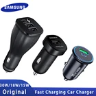Автомобильное зарядное устройство Samsung S20, S21, 30 Вт, 18 Вт, Usb C