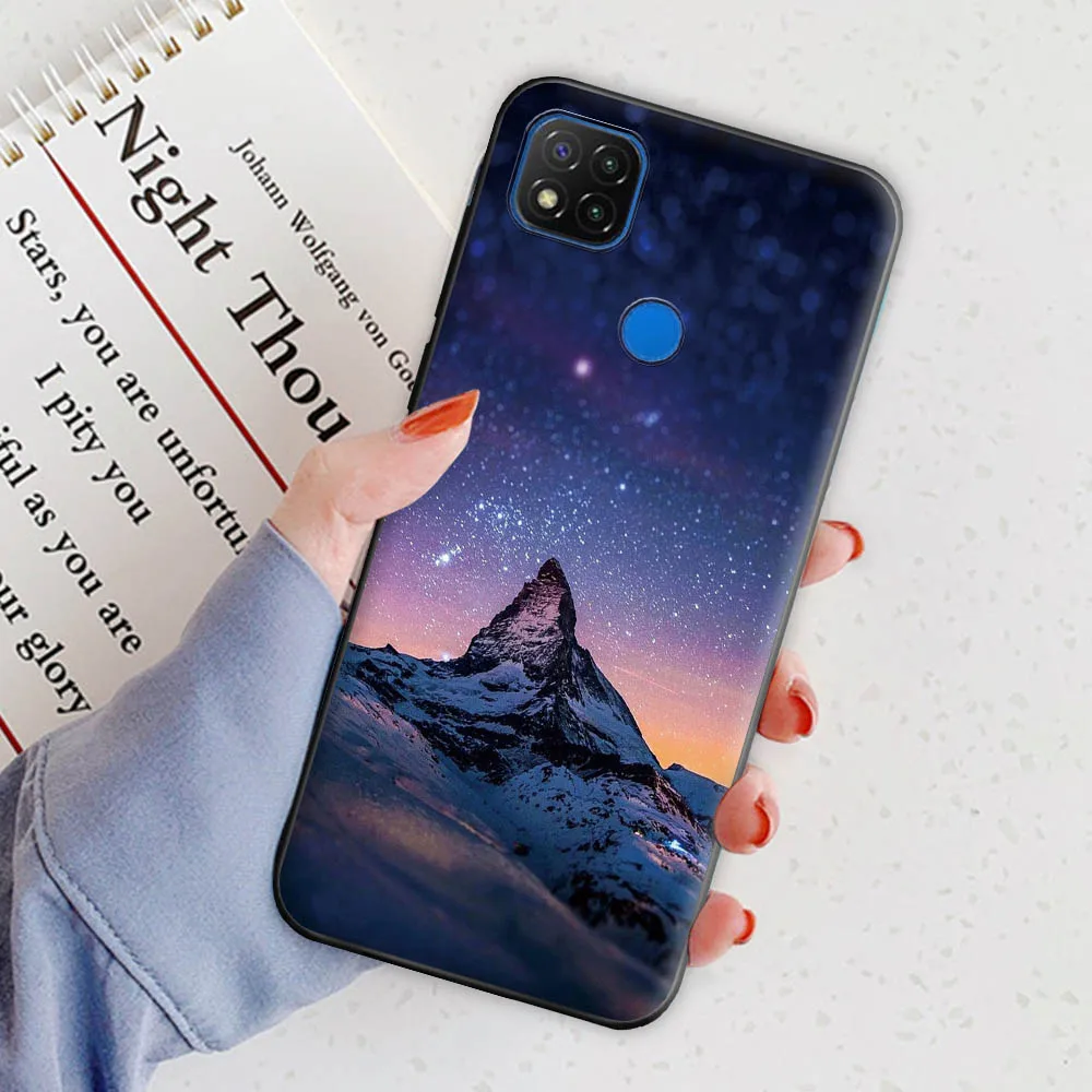 Чехол для Redmi 9C NFC чехол силиконовая задняя крышка телефона Xiaomi милый модный