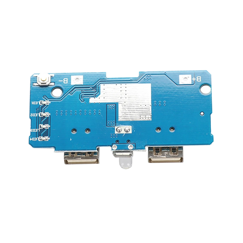 18650 Двойной Micro USB 3 7 в до 5 В 2A повышающий Мобильный Внешний аккумулятор DIY зарядное