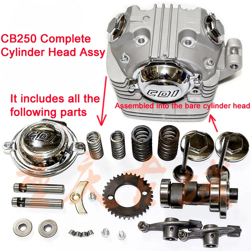 OEM качество части головки цилиндра двигателя для CQR RTF T4 Zongshen Loncin CB250